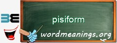 WordMeaning blackboard for pisiform